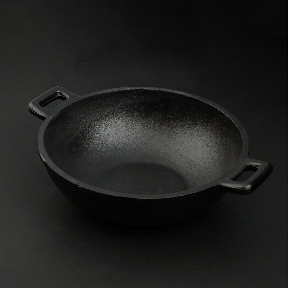 80s cookware.com cast Iron Kadai/Wok