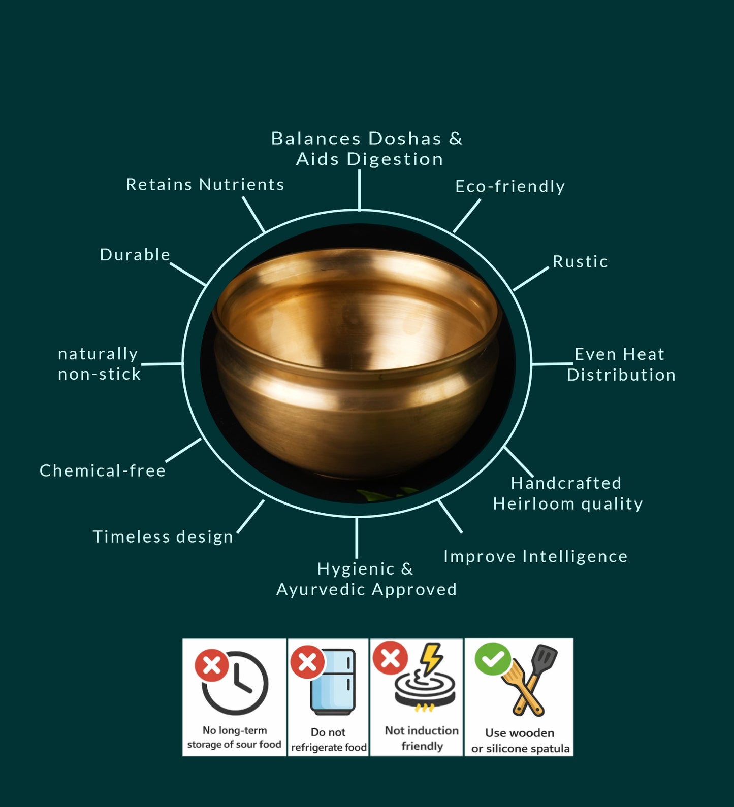 Bronze Pana/Vengala Chatti (6")