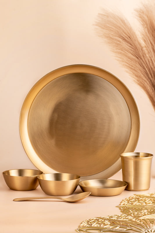 Kansa/Bronze Plate  Hand-picked Product set of 6