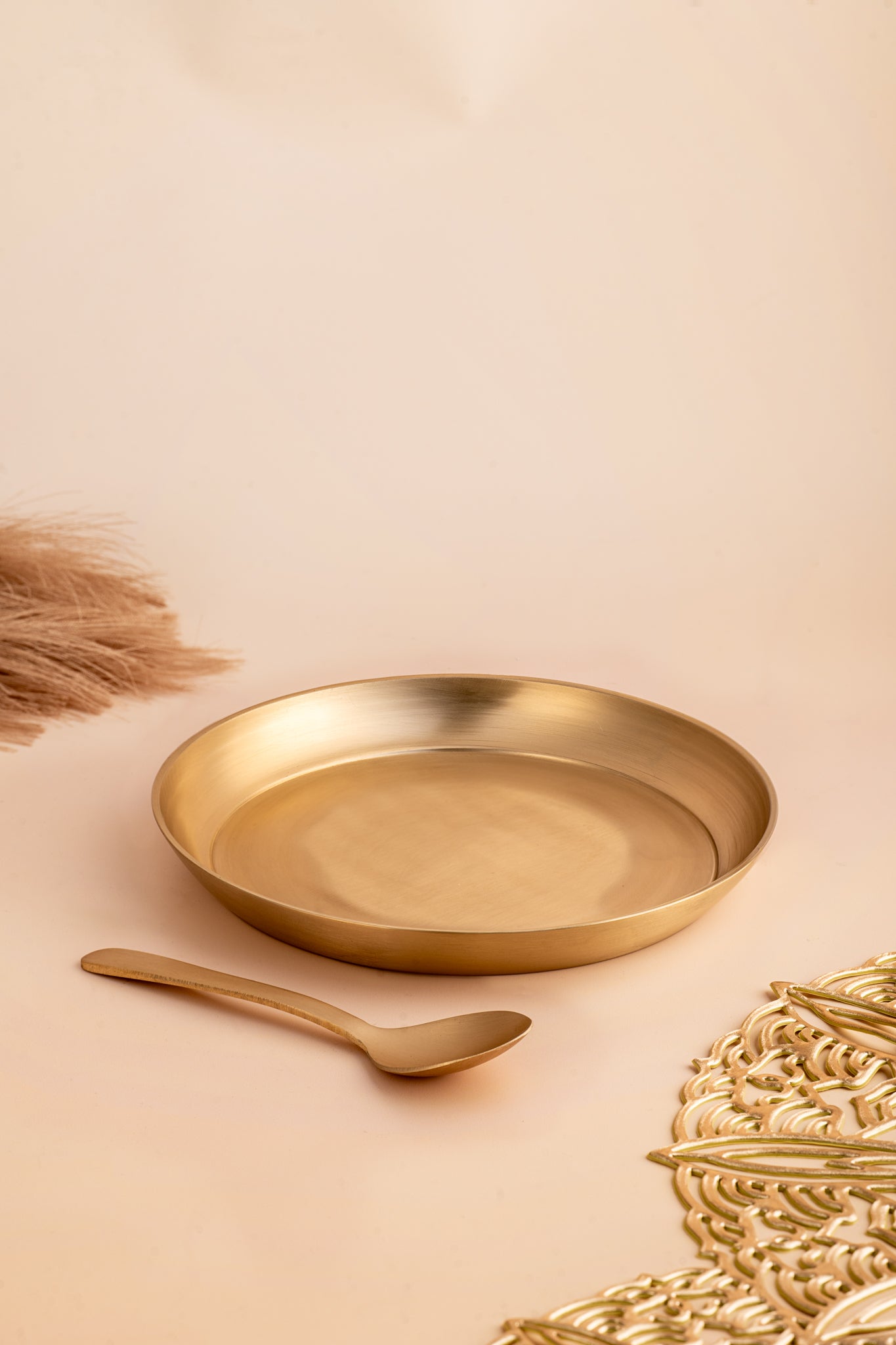 Kansa/Bronze Quarter Plate Set Of 6