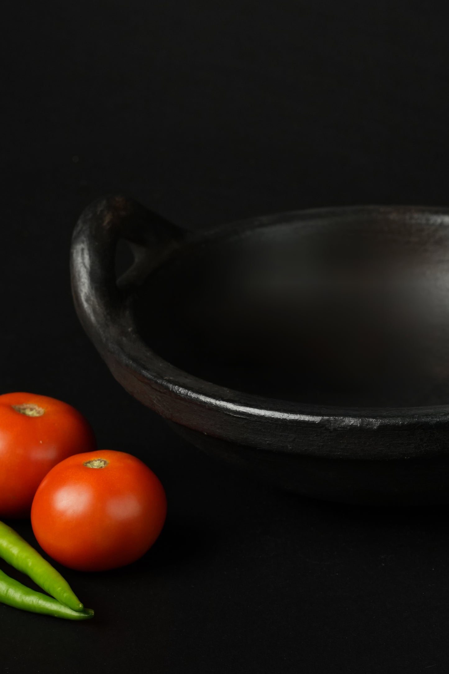 80s cookware.com black clay pot/kadai/wok