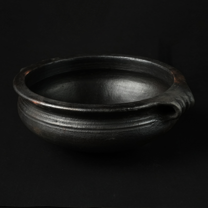 Blackened Clay Uruli (HOUSE DECOR/COOKING - LARGE)