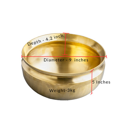 Bronze Pana/Vengala Chatti (9")