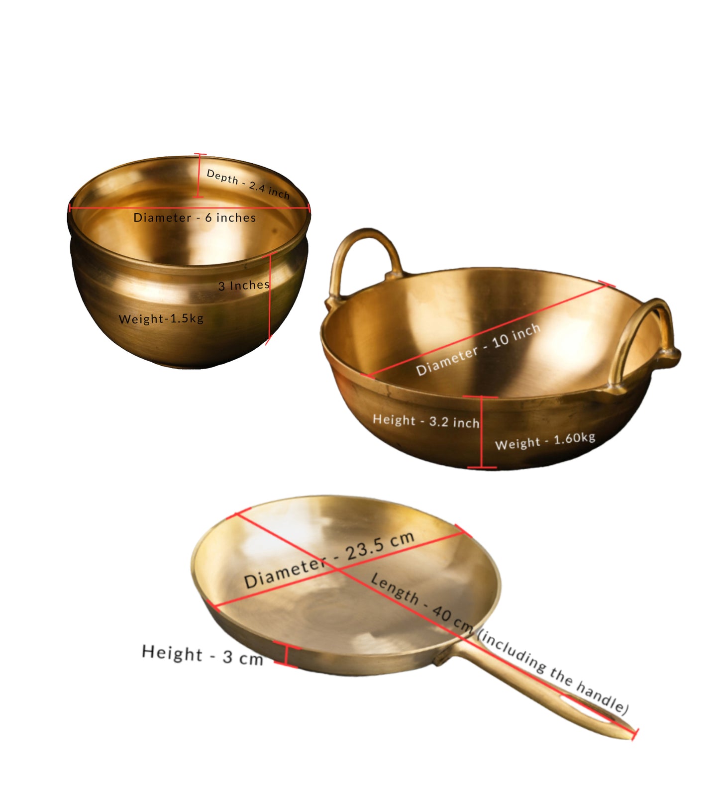 Traditional Bronze/Kansa Combo