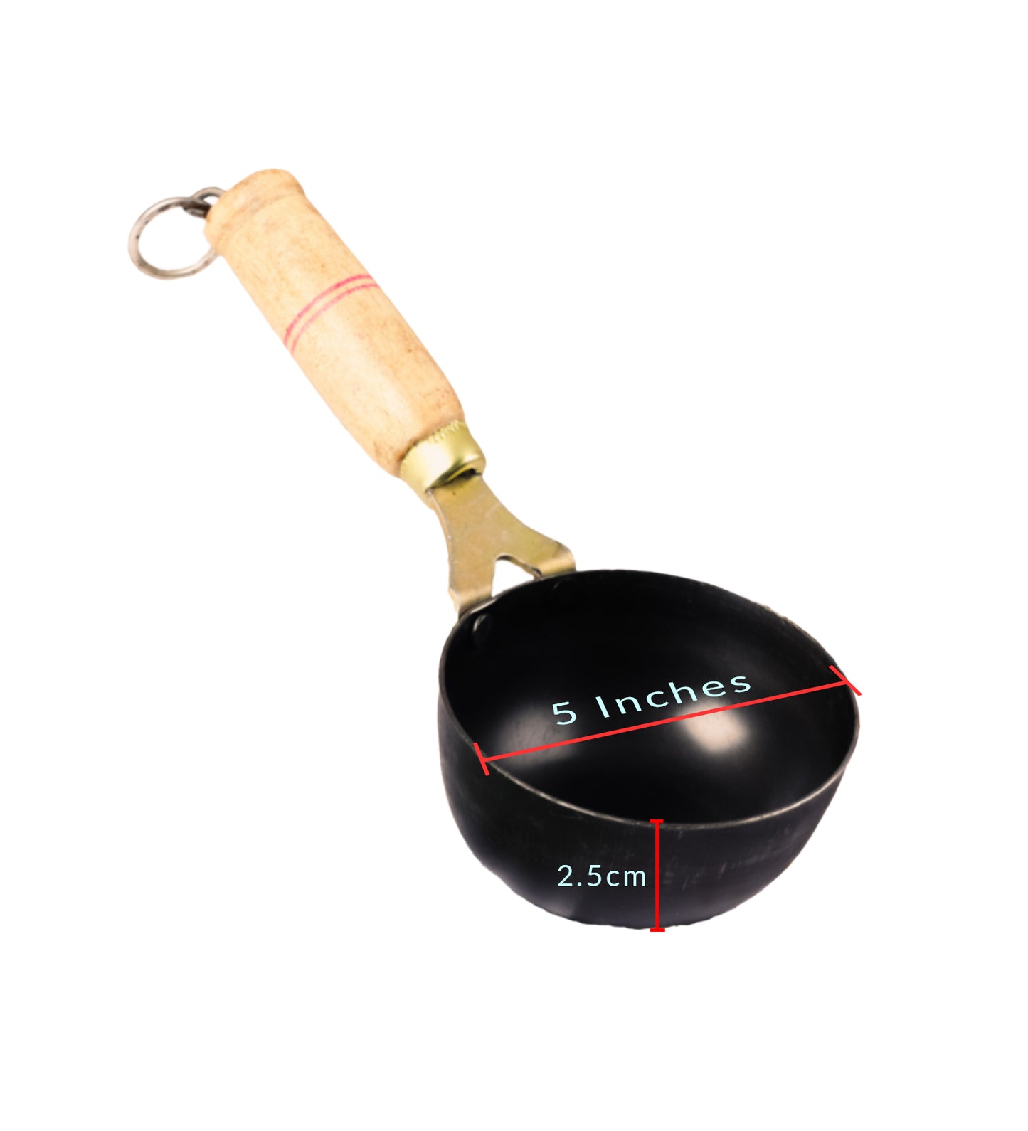 Pure Iron Tadka Pan/Thalipu Karandi (5" Inches)