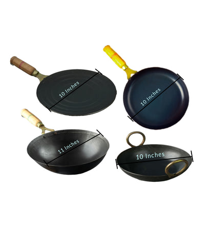 Pure Iron Family Combo with Free Kadai