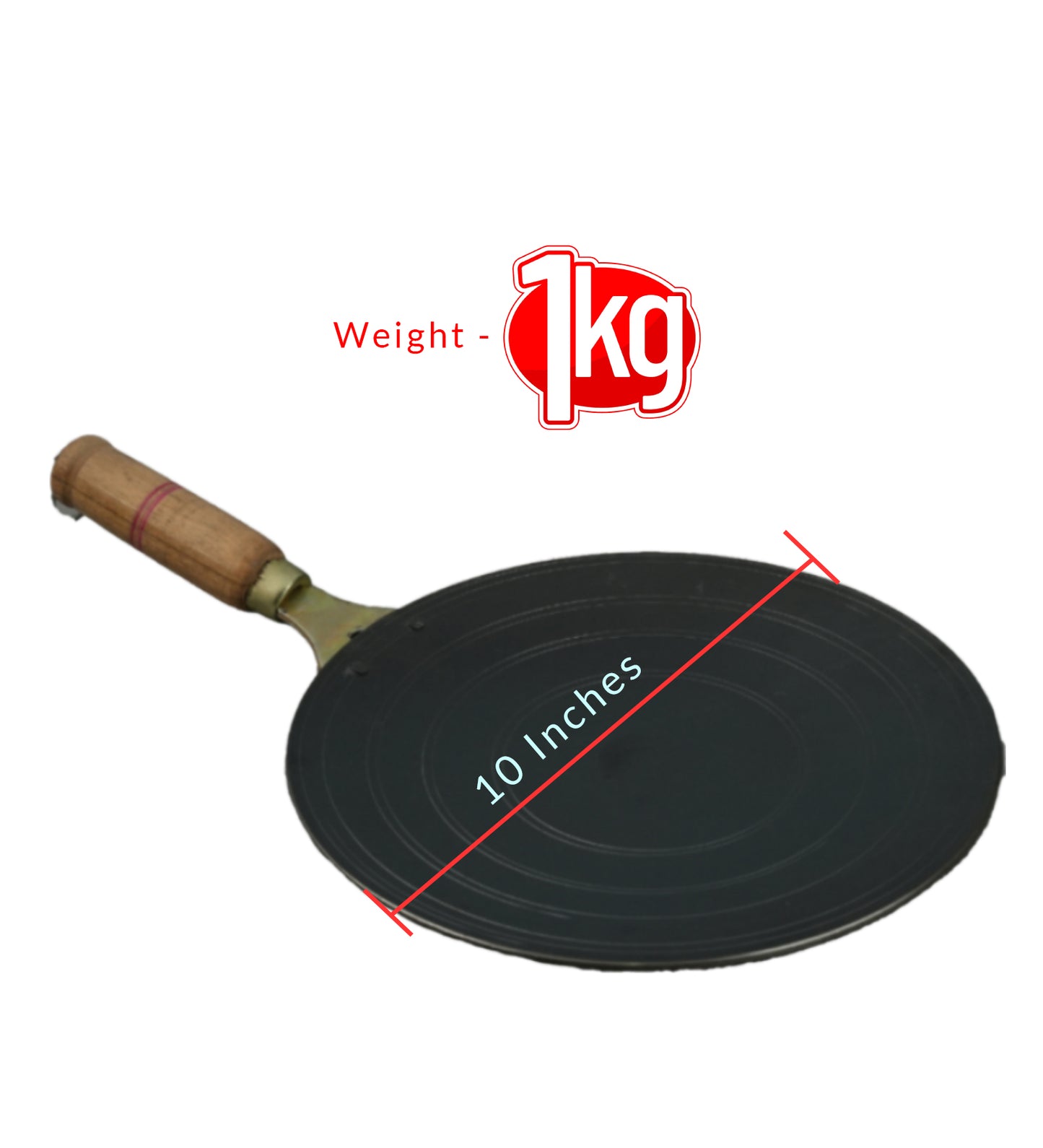 Pure Iron Roti Tawa (10" Inches)