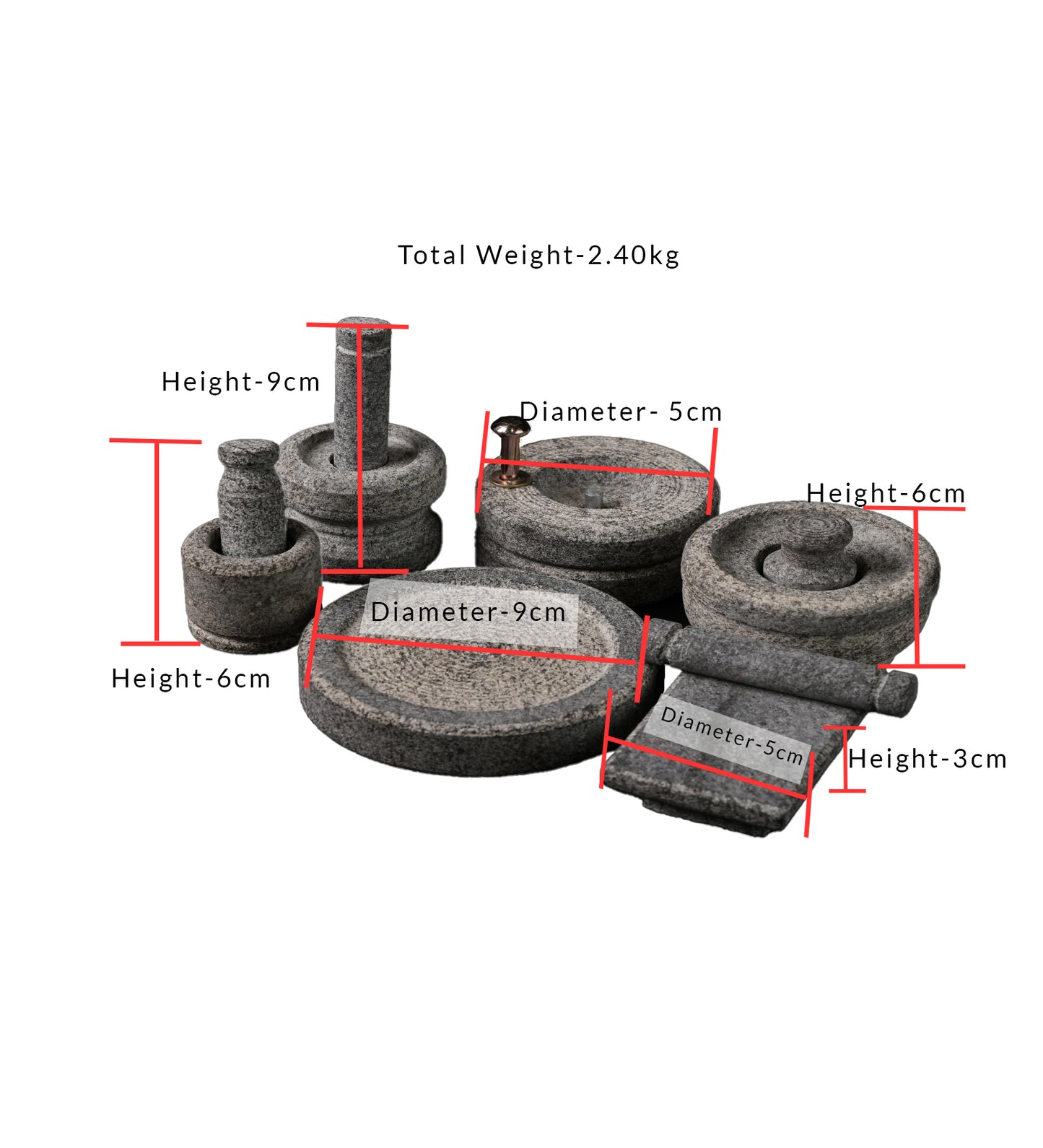Traditional Vastu Pooja Set With Free MANJAL Stone