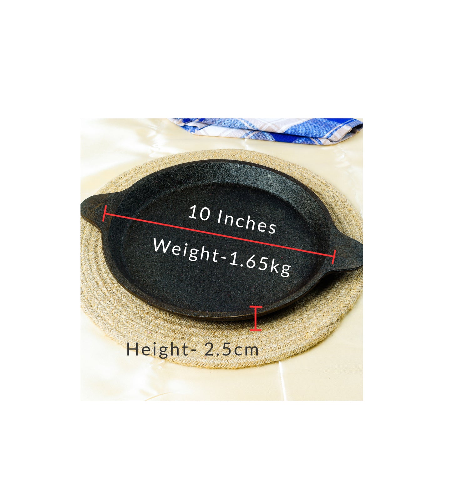 CASTrong Cast Iron FISH FRY Pan