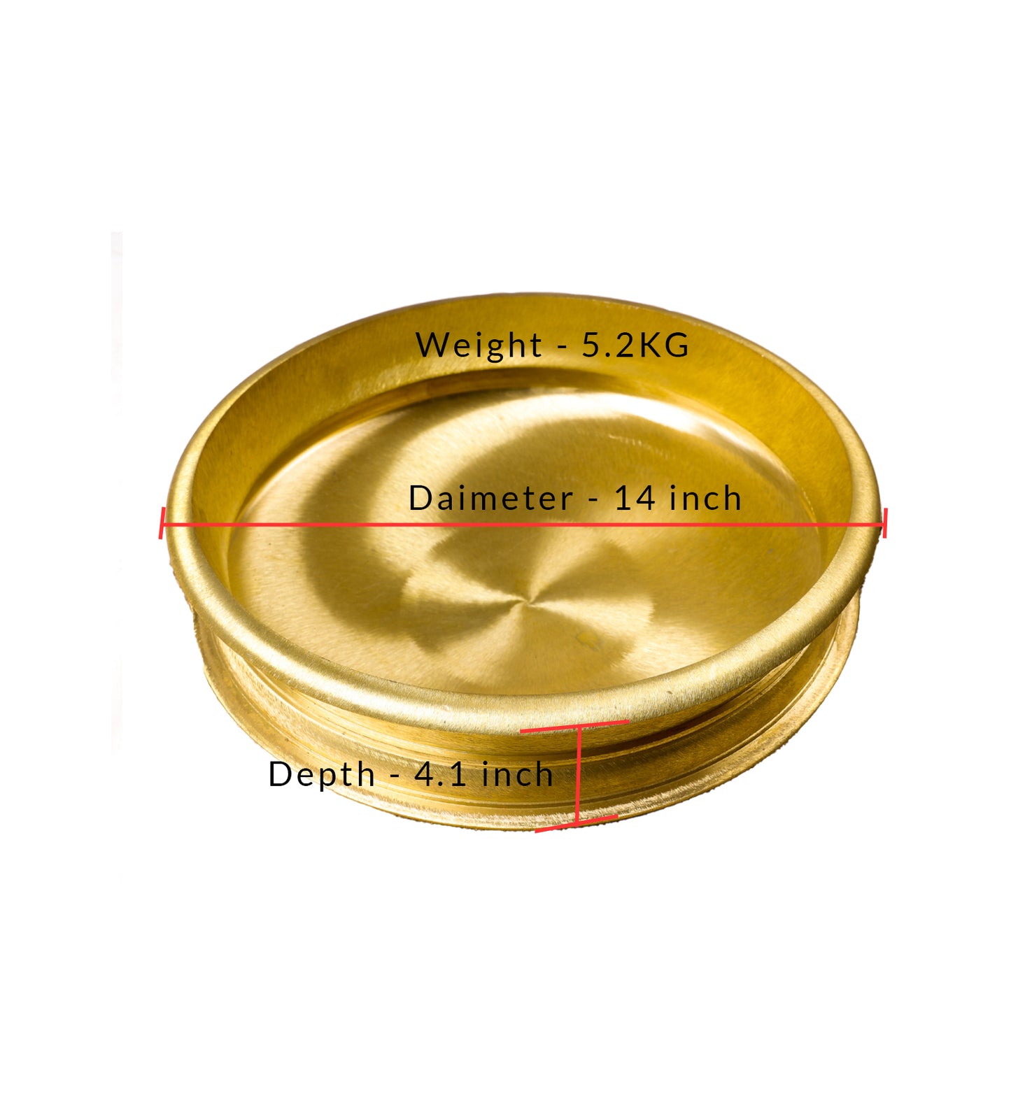 Bronze Uruli (EXTRA LARGE - 14 inches)