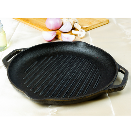 Buy Cast Iron Grill Pan Non Sticky Grill Pan Iron Grill Pan in India Best Price 80scookware