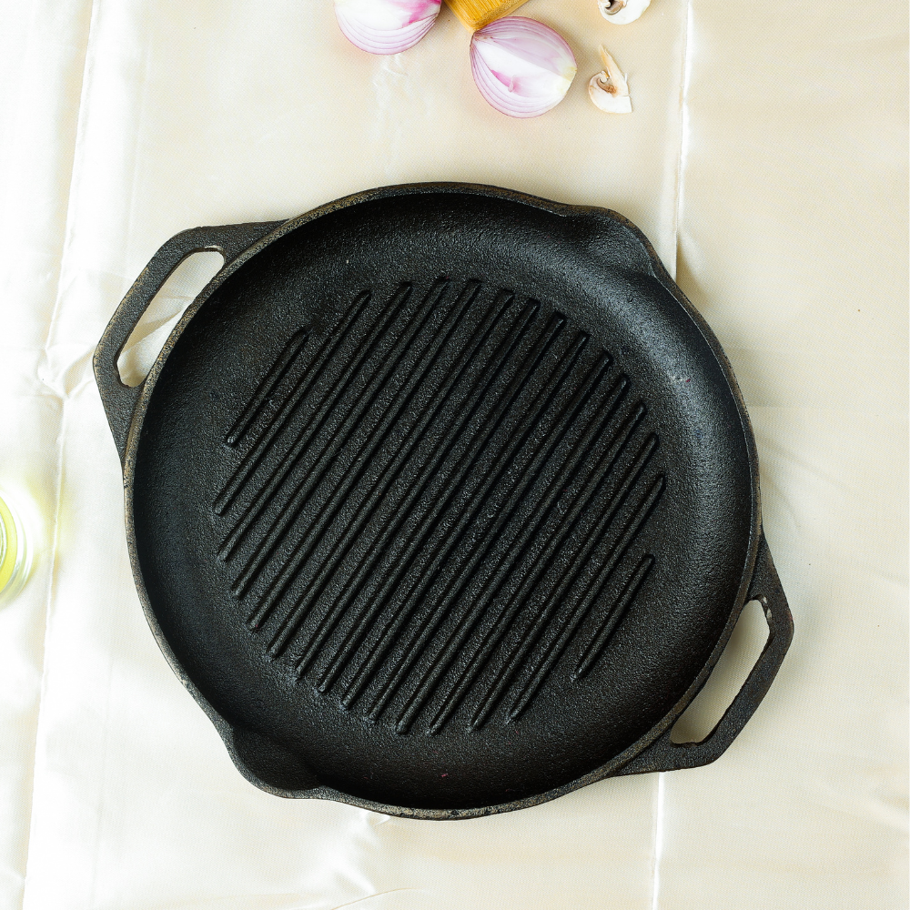 80s Cookware.com Cast Iron Grill fry pan