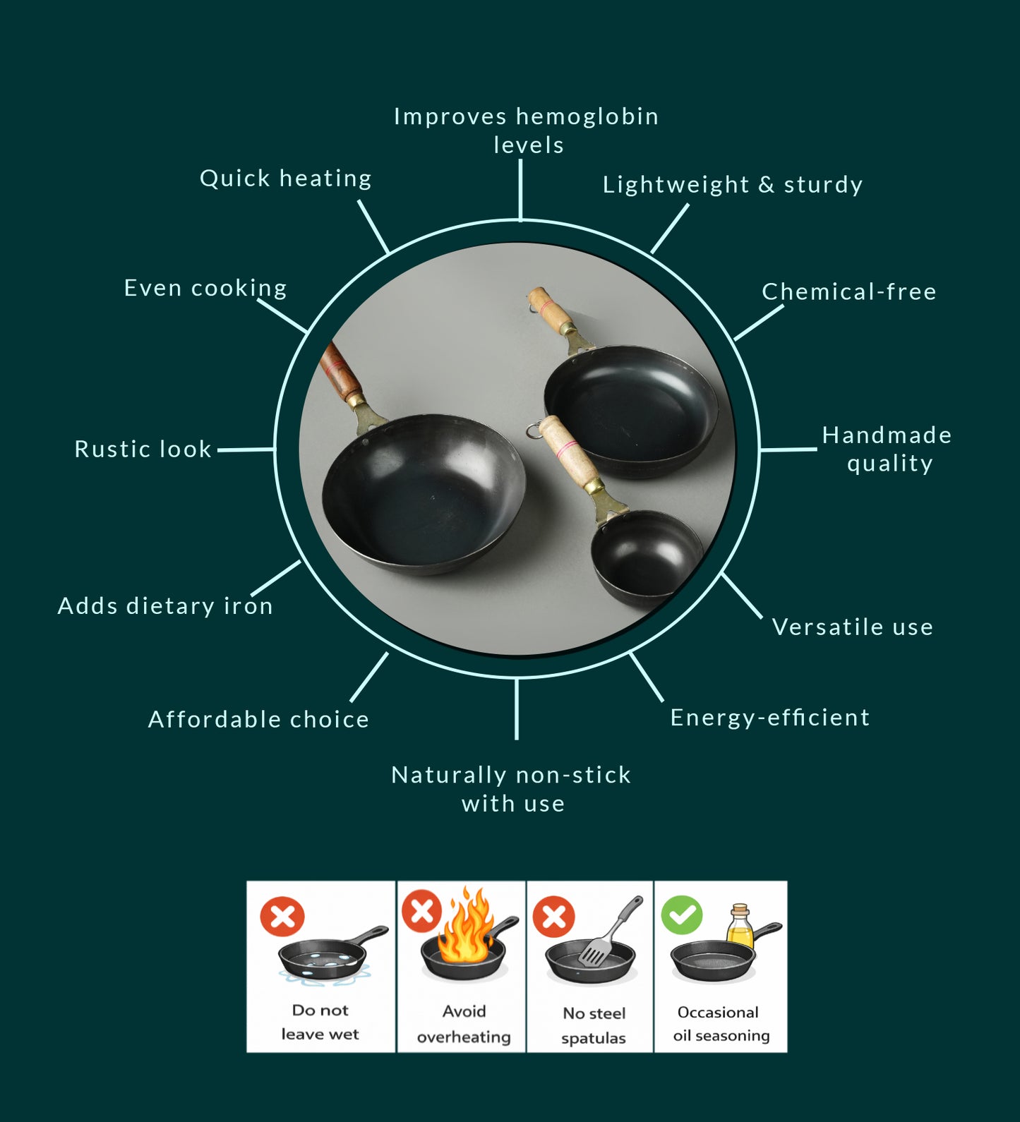 Pure Iron Family Combo Set Of 3