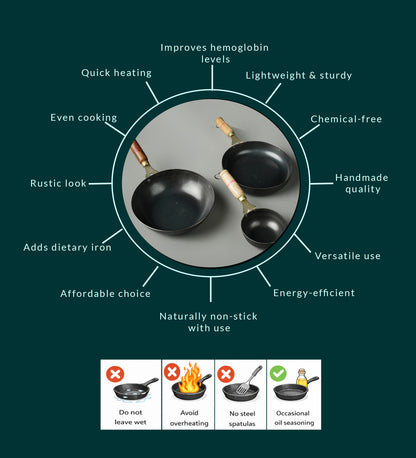Pure Iron Family Combo Set Of 3