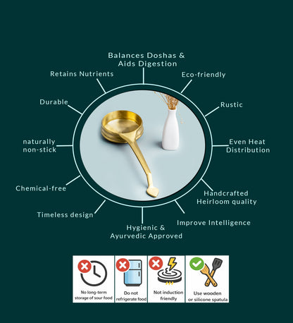 Traditional Bronze/Kansa Val Uruli (Big)