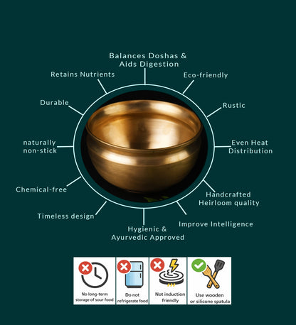 Bronze Pana/Vengala Chatti (6")