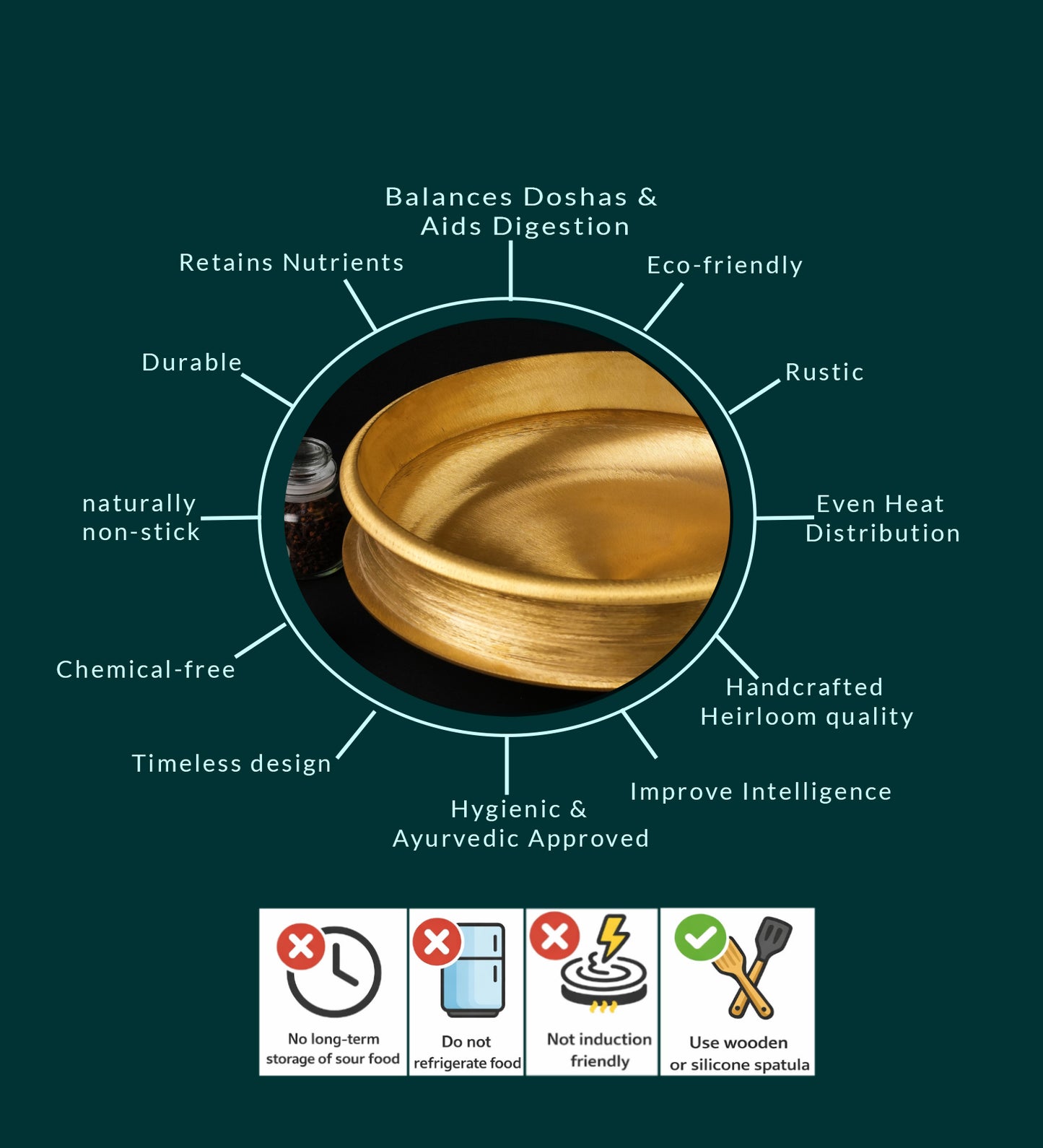 Bronze Uruli (EXTRA LARGE - 14 inches)