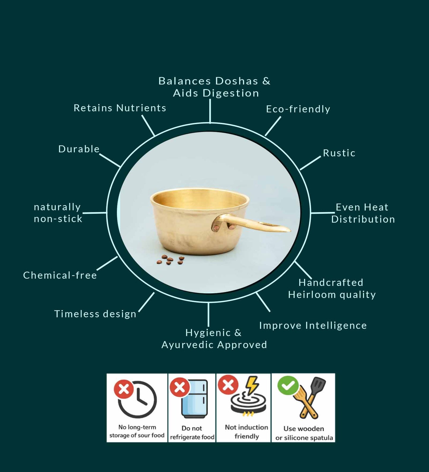 Bronze Milk Sauce Pan (1 liter)