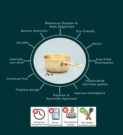 Bronze Milk Sauce Pan (1 liter)