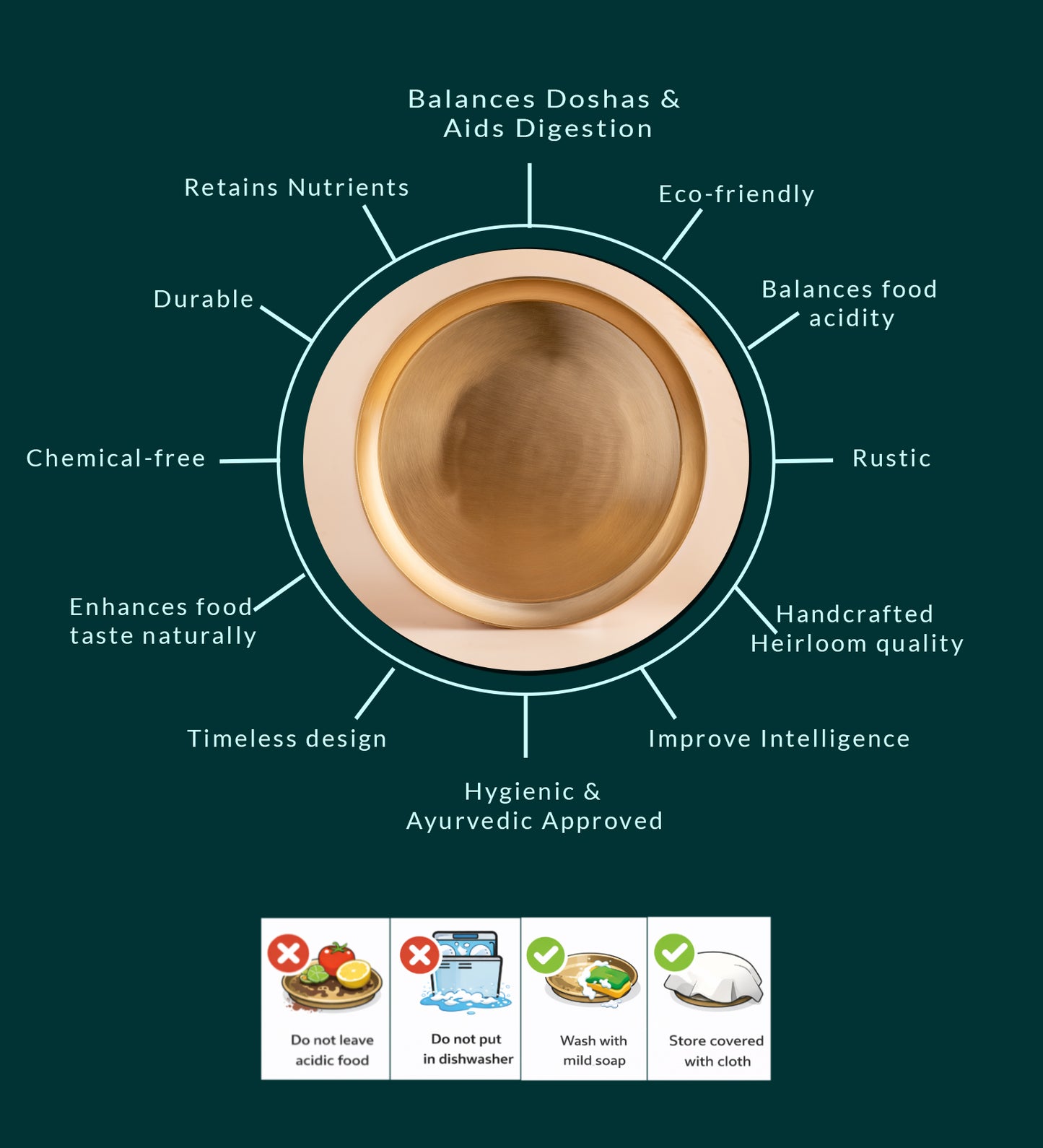 Kansa/Bronze Plate Hand-picked Product