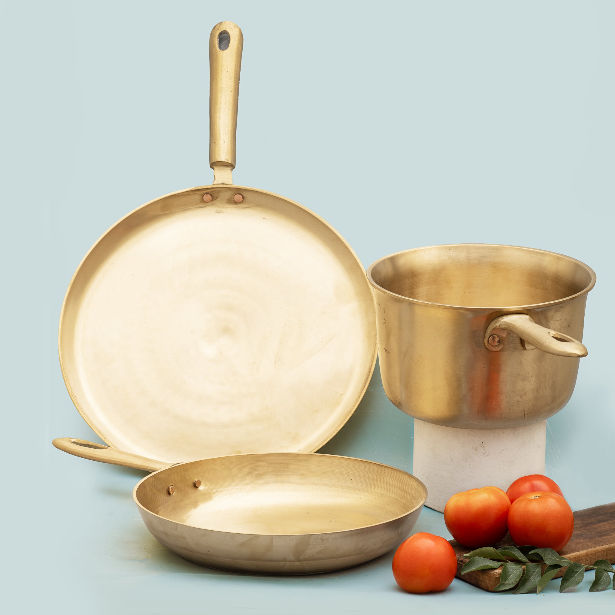 Buy High Grade Bronze/Kansa Cookware Combo – 80scookware