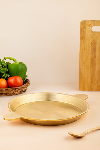 Handmade Bronze Fry Pan – Flat Bottom