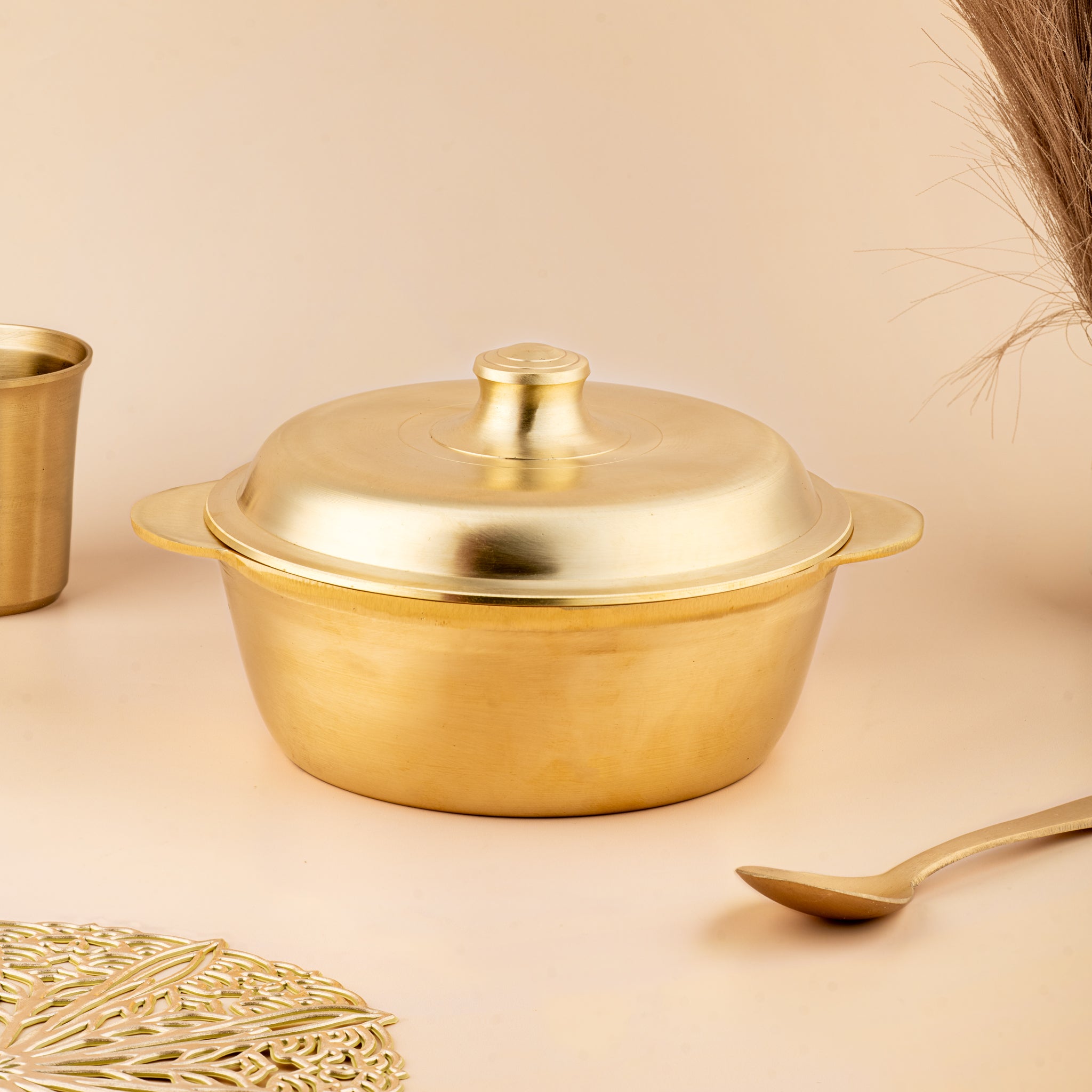 Bronze Casserole/Handi – Premium Kansa Cookware Online – 80scookware