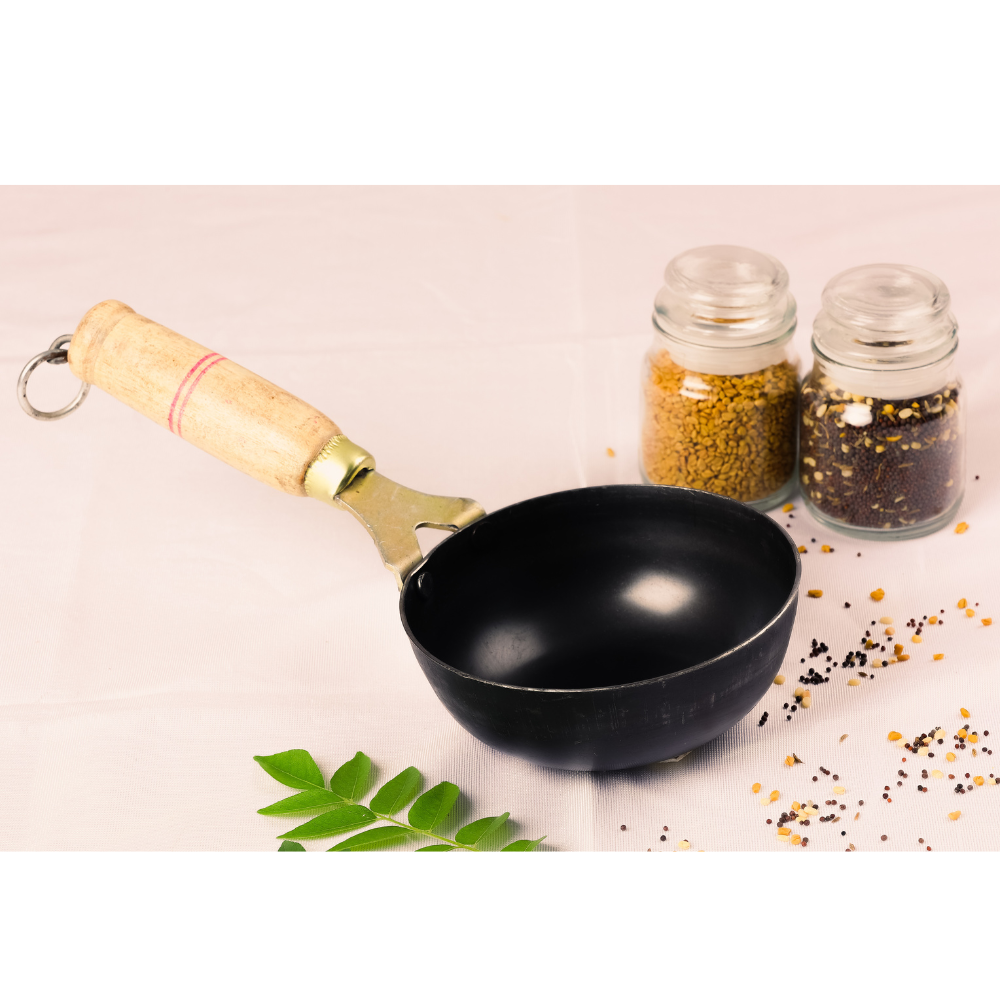 Pure Iron Tadka Pan/Thalipu Karandi (5" Inches)