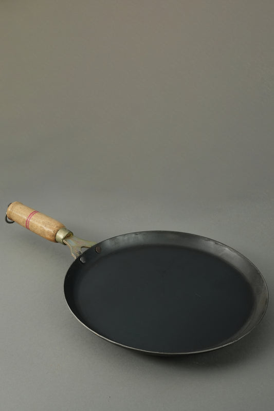 80scookware.com pure iron dosa tawa large free wooden flip 