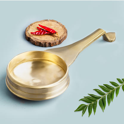 Traditional Bronze/Kansa Val Uruli - [Medium]