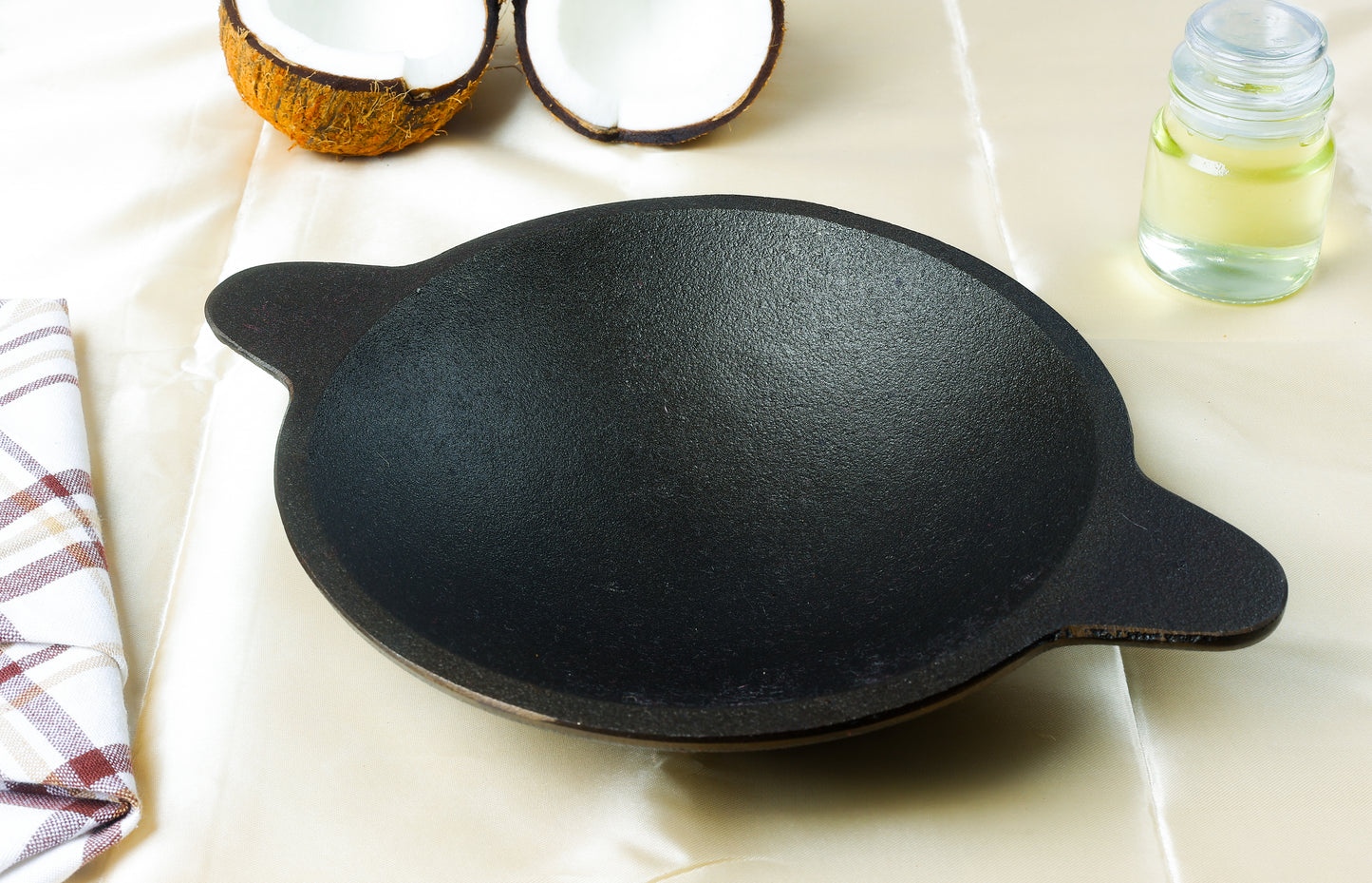 80s Cookware Cast Iron Appam kadai/Pan 9